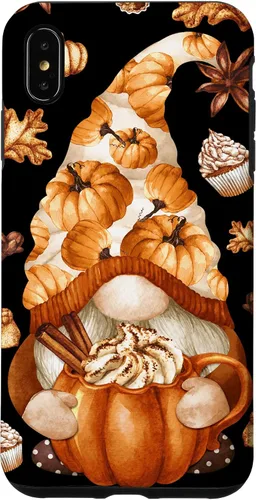 Vista 11 de Cute Fall Yall Pattern Thanksgiving Gnome Love Pumpkin Spice Case for iPhone 17