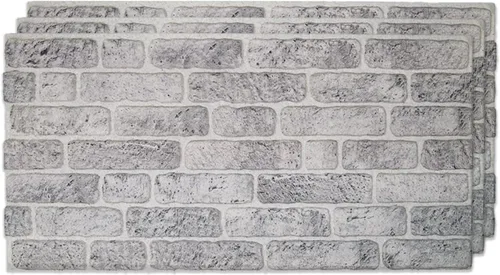 Vista 48 de IZODEKOR Paneles de pared 3D con efecto ladrillo, revestimiento, aspecto de piedra, revestimiento de espuma de poliestireno para sala de estar