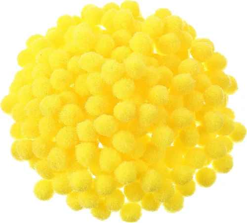Vista 10 de Blulu - Pompones para manualidades y suministros de hobby, 500 unidades, 0.5 in
