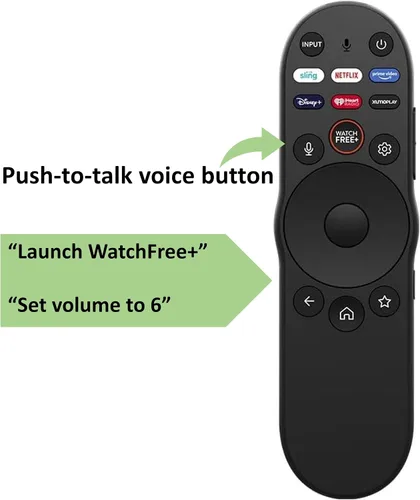 Vista 3 de Control remoto por voz XRT270 para televisores Vizio 4K/FHD/Quantum/Quantum Pro/P-Series