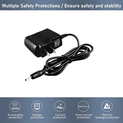 Vista 3 de Adaptador de CA para cable de alimentación digital First Alert DW-702 DW-702A de 4 canales