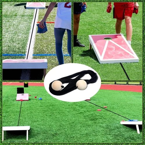 Vista 7 de Sotiff 2 juegos de tableros de cornhole de 27 pies, herramienta de configuración de distancia, dispositivo de medición de juego de cornhole