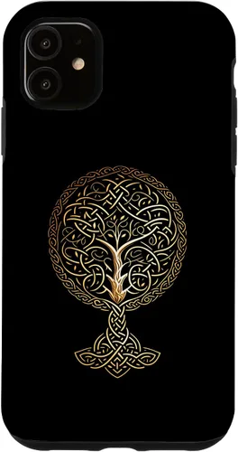 Vista 5 de Funda con nudo celta con símbolo vikingo nórdico para iPhone 15