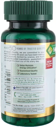 Vista 3 de Nature's Bounty Hierro 65 mg comprimidos 100 comprimidos, 100 cada uno, paquete de 3