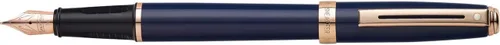 Vista 3 de Sheaffer Prelude - Bolígrafo de laca de ónix negro con tapa de paladio perseguido y ribete chapado en oro de 22 quilates
