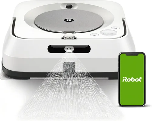 Vista 15 de iRobot Braava jet m6 (6012) Ultimate Robot Mop - Robot barredora con conexión Wi-Fi, Jet Spray, mapeo inteligente, compatible con Alexa, ideal