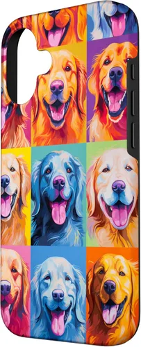 Vista 2 de Carcasa para iPhone 16 Golden Retriever Dog Owner