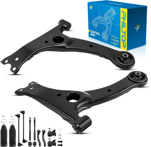 Vista 175 de PHILTOP 6 piezas de brazo de control delantero inferior con barra estabilizadora de rótula para Nissan Rogue 2014-2020 Rogue Sport 2017-2022 Qashqai