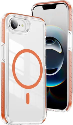Vista 12 de LEMAXELERS Funda magnética transparente para iPhone 18 Pro Max, color negro