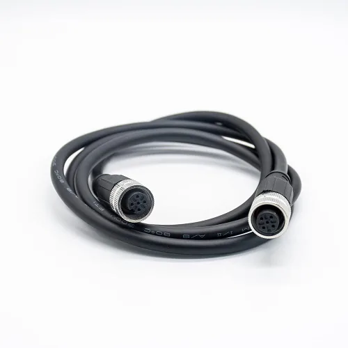 Vista 7 de Elecbee Conector M12 5 Pin A-Code Hembra a Hembra Cable terminado doble 1M/3.3ft
