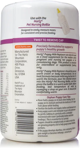 Vista 3 de Hartz Reemplazo de leche en polvo para cachorros - 12oz