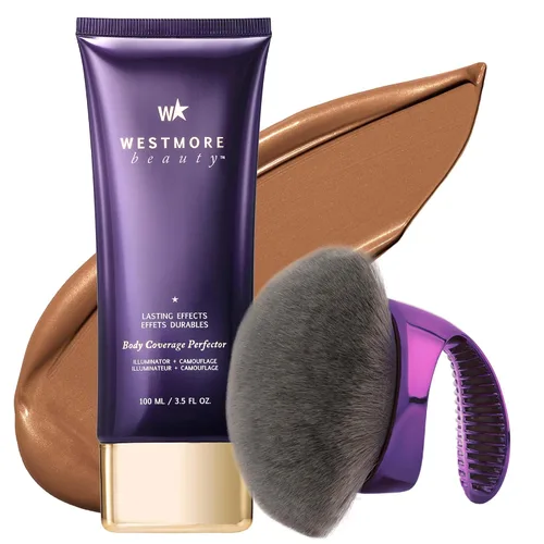 Vista 14 de Westmore Beauty Perfector y cepillo de cobertura corporal - Maquillaje Resplandor fresco 1C