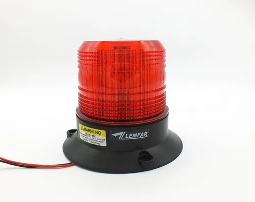 Vista 5 de Luces estroboscópicas de emergencia automotriz para vehículos Luz de advertencia de emergencia LED Flash luz de baliza (azul)