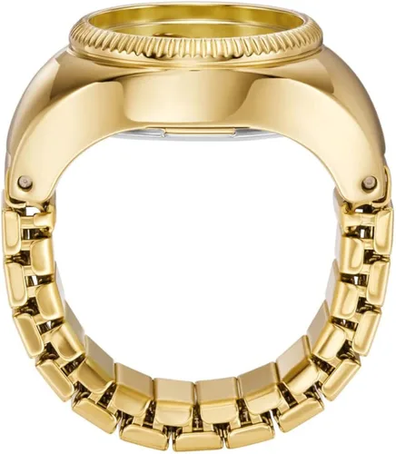 Vista 2 de Fossil Reloj de anillo de acero inoxidable de cuarzo para mujer