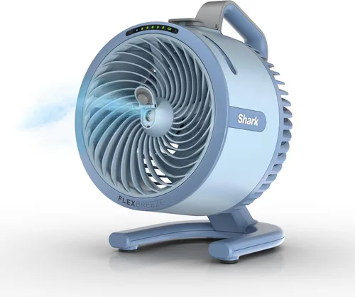 Vista 13 de Shark FlexBreeze HydroGo Pro FA056 - Ventilador de nebulización portátil Grafito