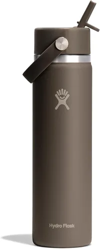 Vista 44 de Hydro Flask Botella de agua – Acero inoxidable aislado – Tapa flexible con popote de boca ancha, antiderrames, a prueba de fugas y recargable