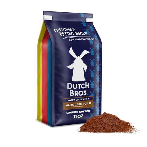 Vista 17 de Dutch Bros OG tostado medio, café molido Café molido 100% arábica, chocolate con leche y notas cítricas, combina con cremas Dutch Bros, 1 bolsa