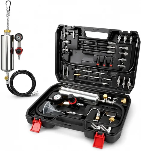 Vista 9 de PLAYOCCAR Kit limpiador de inyector de combustible 1000ML 150PSI sin