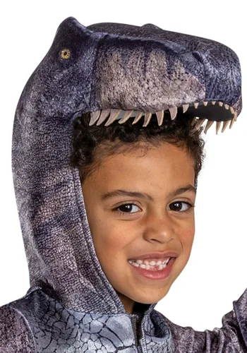 Vista 3 de Disfraz Infantil de T-Rex de Jurassic World: Rebirth Multicolor