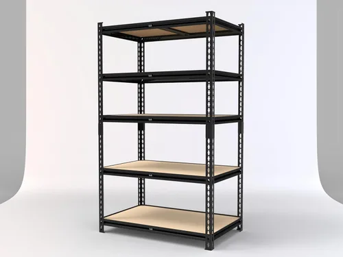 Vista 11 de Estantes de almacenamiento, estantes de garaje, estantes de metal resistentes de 5 niveles para almacenamiento, estante ajustable para cocina