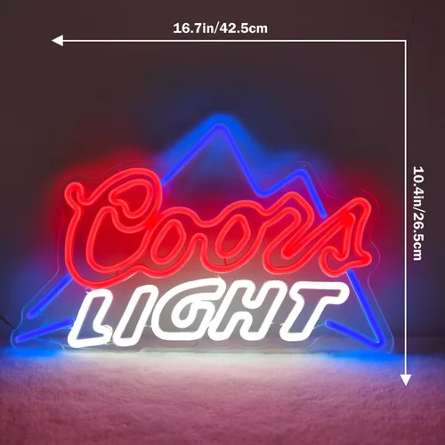 Vista 2 de Letreros de Neón de Cerveza para Pared Regulables Letrero Luminoso de Neón Letreros de Luces LED de Cerveza para Cueva del Hombre Pub Fiesta Letrero