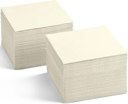 Vista 21 de Servilletas de cóctel desechables con tacto de lino, paquete de 200 servilletas de papel AMETHYST de 5 x 5 pulgadas para bar, restaurante