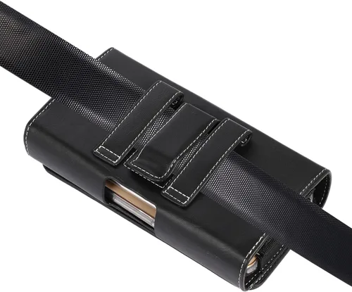 Vista 6 de Funda para teléfono dual Funda de cuero con clip de cinturón de doble piso para Samsung Galaxy S21 S20 FE S22+ S10 Plus Note 10 A53 A52 A51 A32 A31