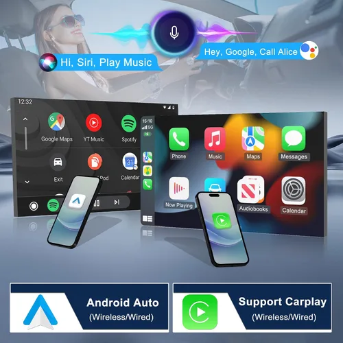 Vista 5 de Radio estéreo de coche para Ford F150 F250 F350 2004-2014, pantalla táctil de 7 pulgadas, Android 13, radio de coche, unidad principal estéreo, kit