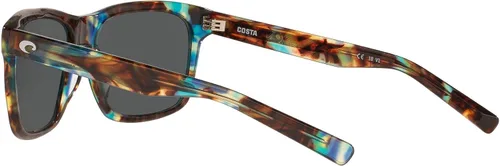 Vista 5 de Costa Del Mar Aransas - Gafas de sol redondas para hombre Gris