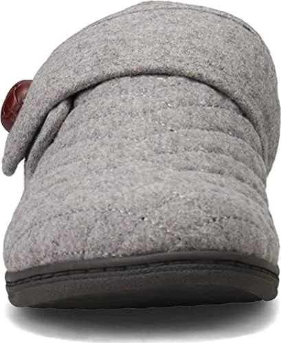 Vista 2 de Vionic Women's Indulge Jackie Flannel Slip On Slipper- Comfortable Spa House Slippers that include Three-Zone Comfort with Orthotic Insole Arch