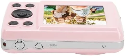 Vista 3 de Yunseity 1080P Full HD 16X Zoom 64MP Cámara digital de apuntar y disparar, pantalla IPS de 2.4 pulgadas, cámara de enfoque automático para vlogging