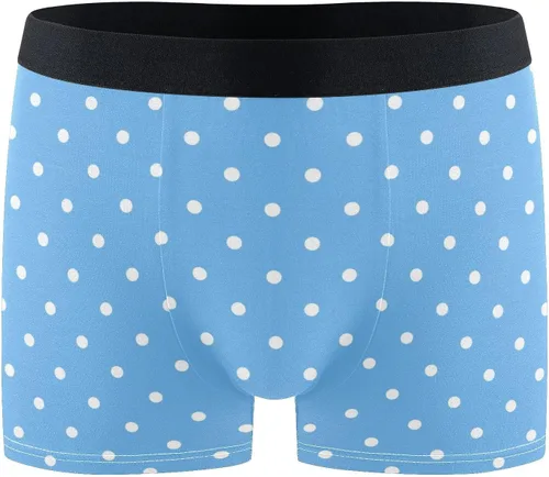 Vista 2 de CHIFIGNO Calzoncillos rojos de fibra de bambú y elastano para hombre, suaves y transpirables, talla S