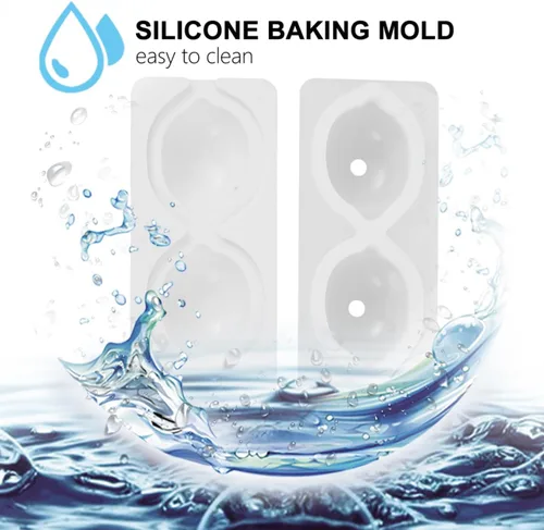 Vista 8 de DOITOOL Molde de silicona con forma de limón, moldes de limón de silicona para tartas 3D para hornear postre helado de gelatina