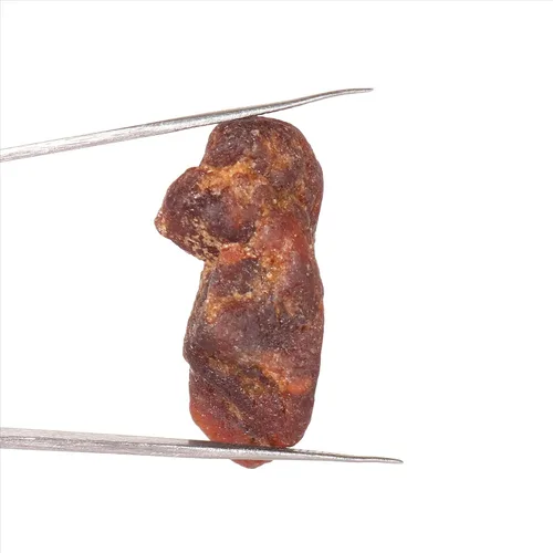 Vista 3 de GEMHUB Cristal curativo granate rojo crudo de 77.3 CT, piedra natural Schorl de cristal de granate áspero