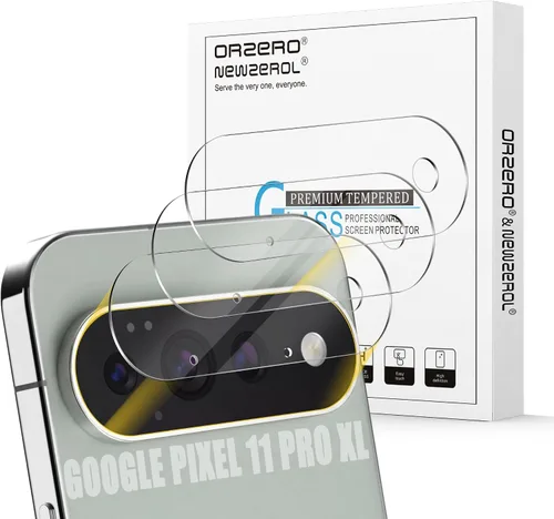 Vista 8 de Orzero Paquete de 3 protectores de pantalla de vidrio templado compatibles con Google Pixel 8, bordes de arco 2.5D, 9H, alta definición