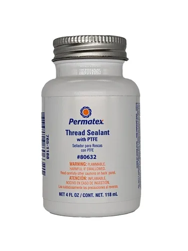 Vista 3 de Permatex 80631 Sellador de hilos con PTFE, 1 oz., Blanco