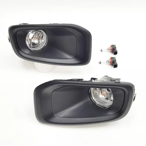 Vista 2 de LEDIN Compatible con Jeep Renegade Latitude Limited Sport 2015-2017 Kit de luz antiniebla con bombillas de bisel negro