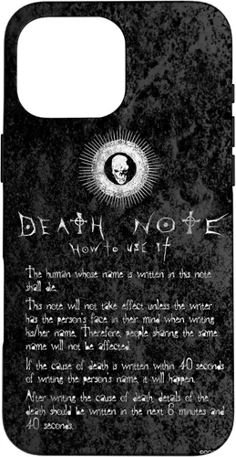 Vista 19 de Death Note Cómo usarlo funda para iPhone 17