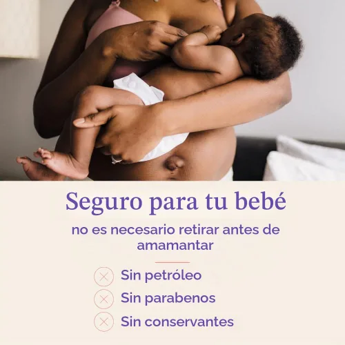 Vista 3 de Lansinoh. Crema orgánica para pezones, para lactancia, 2 onzas. Crema para pezones, segura para amamantar al bebé, esenciales posparto para mamá
