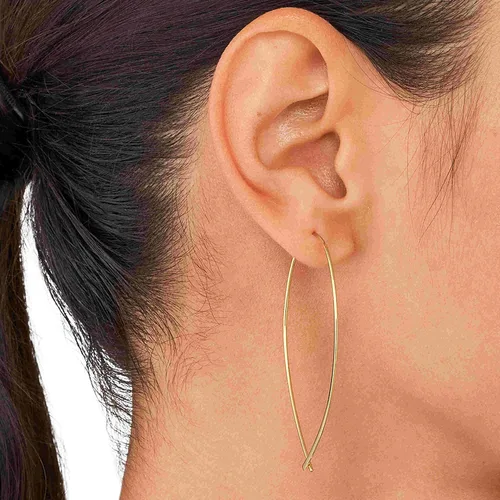 Vista 2 de Fossil Pendientes de acero inoxidable plateado para mujer