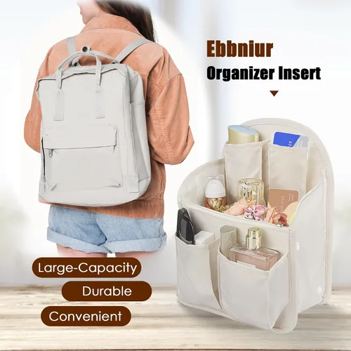 Vista 7 de Organizador de bolsa, bolsa divisora de viaje de tela Oxford para hombres o mujeres, forro ligero para bolsa, bolsa organizadora impermeable