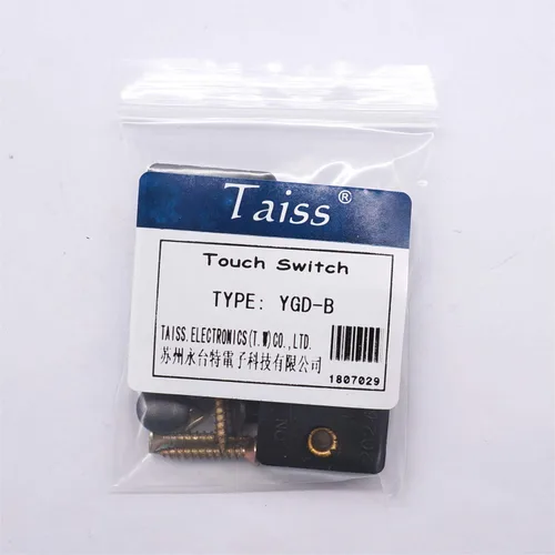 Vista 6 de Taiss 2 unids negro gabinete lámpara interruptor armario táctil interruptores automáticos puerta interruptor cajones abrir encendido cierre puerta