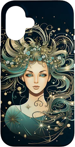 Vista 32 de Virgo Zodiac Sign Horoscope Galaxy Stars Case for iPhone 17