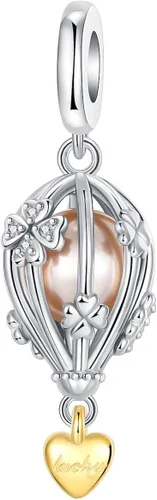 Vista 250 de Abalorios de plata de ley 925 con letras de la A ~ Z, para pulseras, collares, Día de San Valentín, Día de la Madre, joyería regalos para mujeres