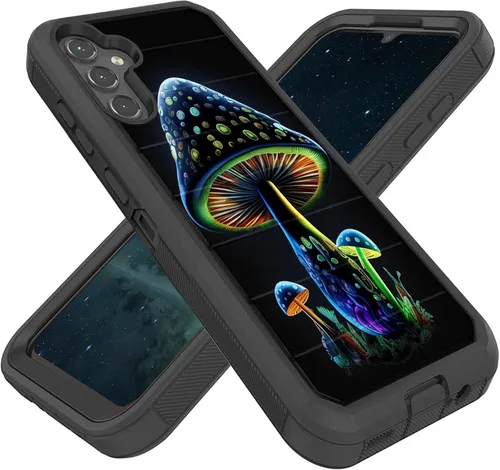 Vista 8 de Diseñada para Galaxy A17 5G de 6.7 pulgadas, resistente, resistente y duradera, a prueba de golpes, híbrida de doble capa, funda protectora de doble