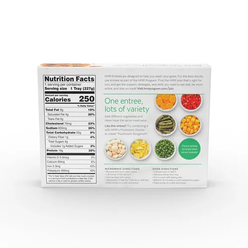 Vista 7 de HMR Stroganoff Risotto Entree Combo Pack, 12 porciones, crea 6 comidas abundantes
