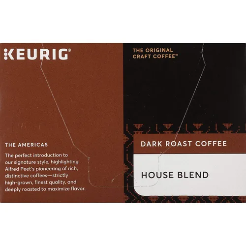 Vista 8 de Peet’s Coffee House Blend K-Cup Coffee Pods for Keurig Brewers, Dark Roast, 10 Pods