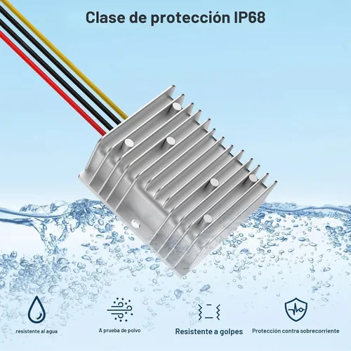 Vista 3 de DC 12V Boost a 19V 10A 190W Convertidor Boost Convertidor de Energía Módulo Impermeable Transformador se usa para carrito de golf y otros vehículos