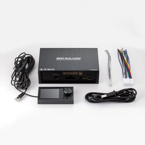 Vista 6 de Car Audio DSP BTS880 4 Entrada 8 Salidas DSP Procesador de Señal Digital con Crossovers EQ Integrado, Entrada Auxiliar RCA de 31 Banda y Entradas