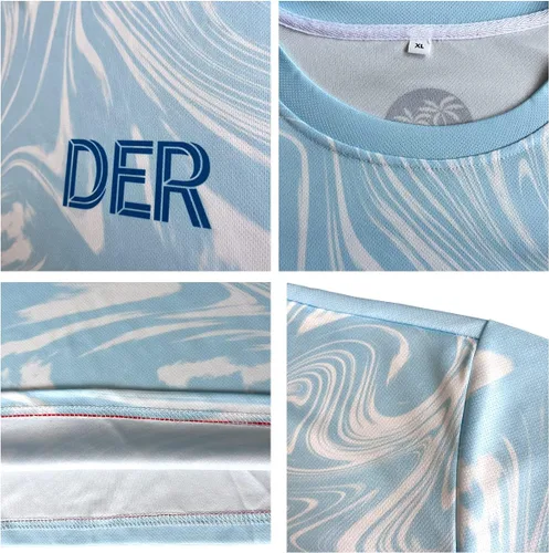 Vista 6 de Camiseta personalizada de manga larga para baloncesto y fútbol para adultos y niños